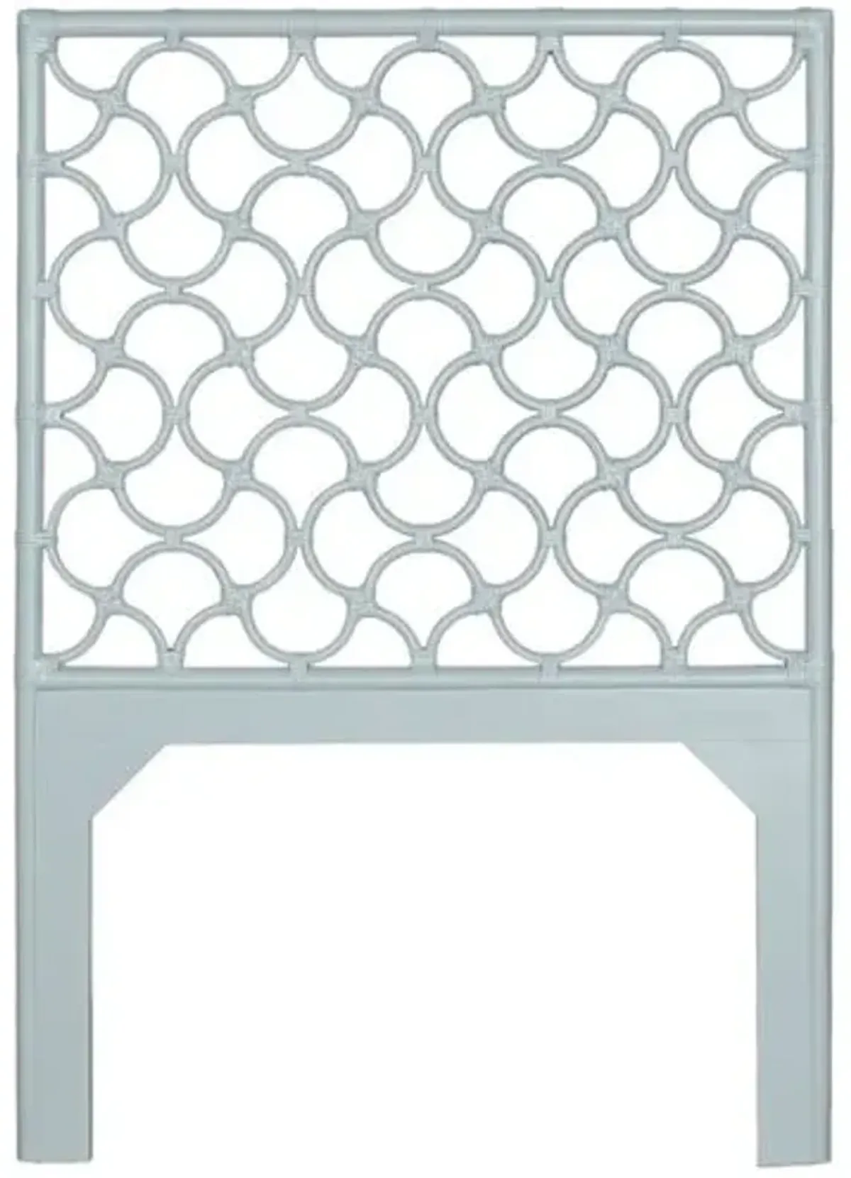 Mar Rattan Headboard - Blue