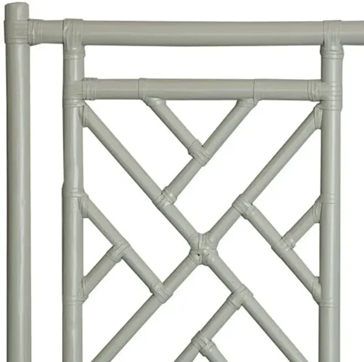 Chippendale Rattan Headboard - Green