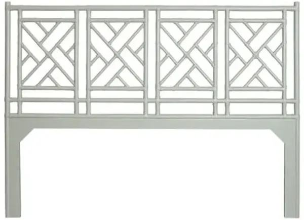 Chippendale Rattan Headboard - Green
