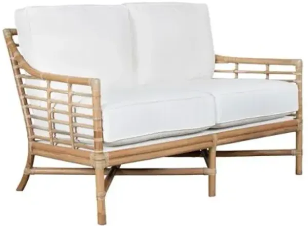 Luna Rattan Loveseat - Natural - Beige