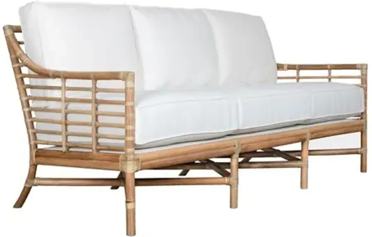 Luna Rattan Sofa - Natural