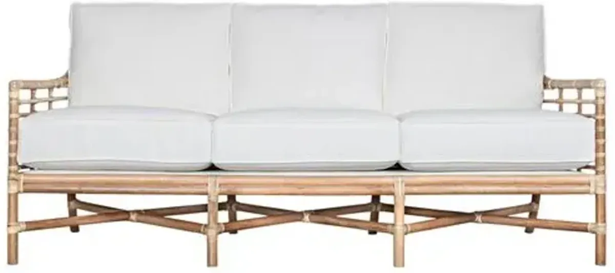 Luna Rattan Sofa - Natural