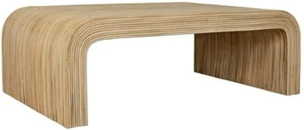 Bahia Rattan Waterfall Coffee Table - Beige