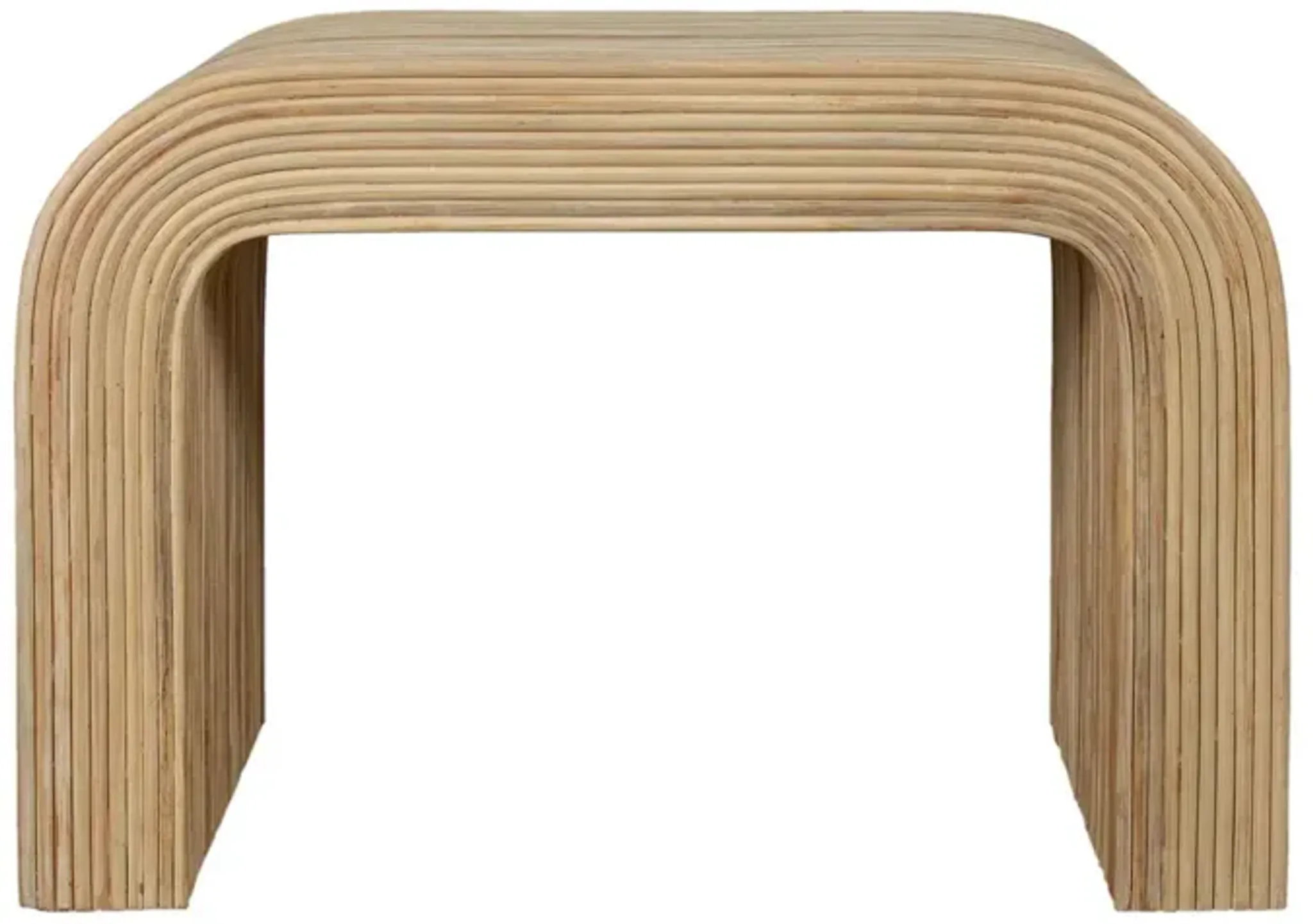 Bahia 28 Rattan Waterfall Bench Beige One Kings Lane | Furniture.com