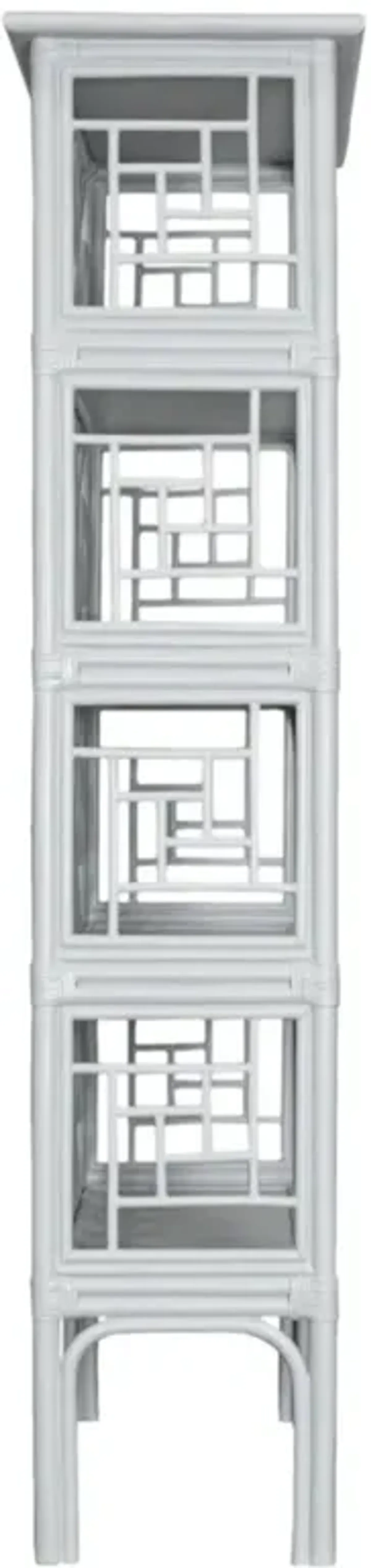 Chippendale Rattan Étagère