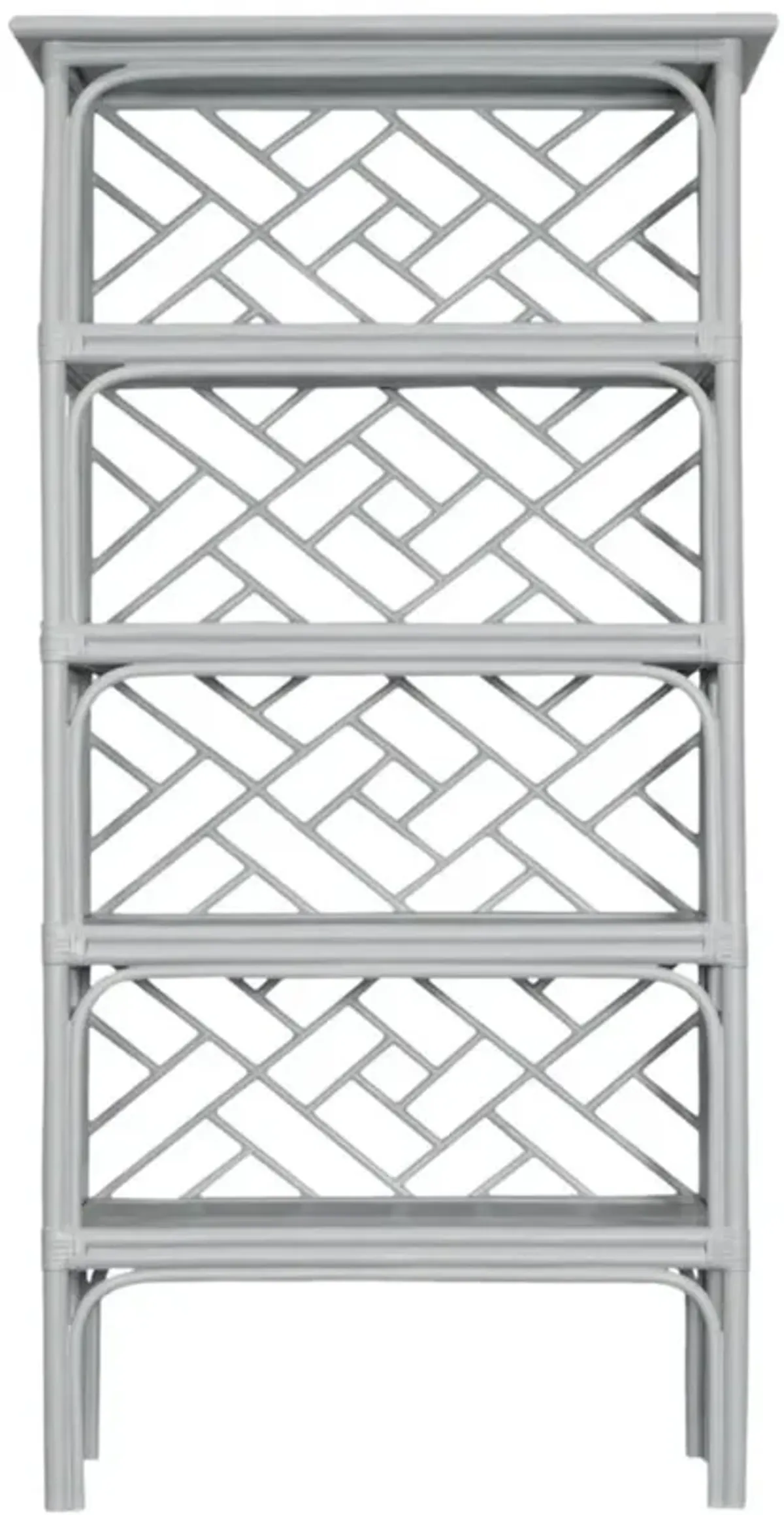Chippendale Rattan Étagère