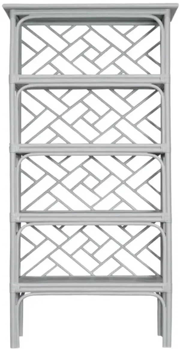 Chippendale Rattan Étagère