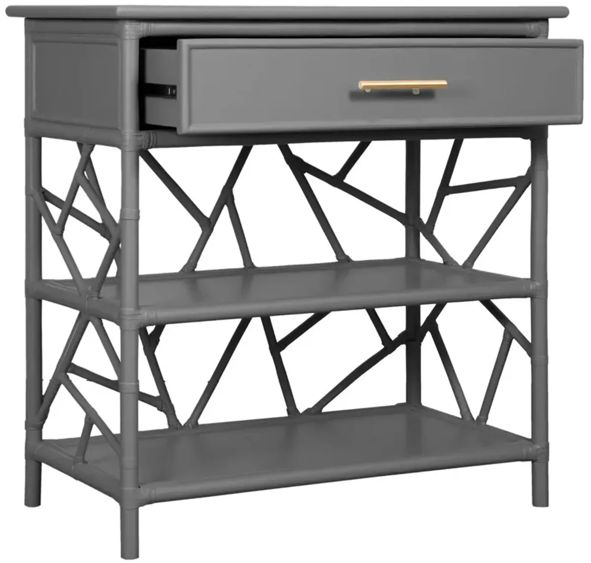 Tiffany Rattan End Table