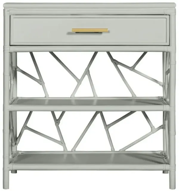 Tiffany Rattan End Table