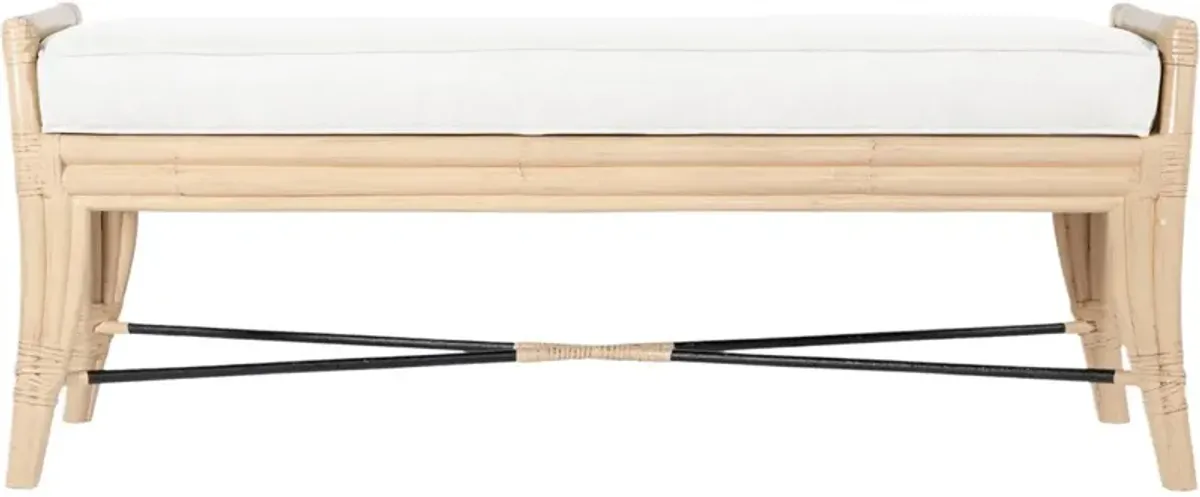 Malacca 52" Rattan Bench