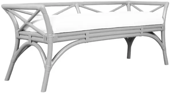 Charlotte Rattan 60" Bench