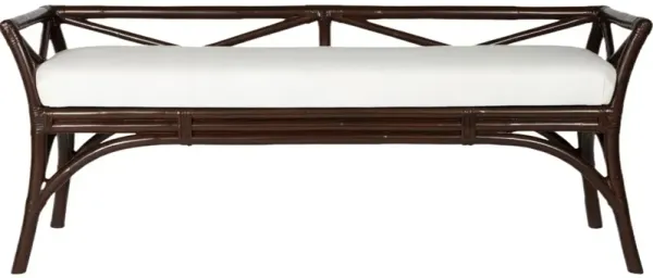 Charlotte Rattan 60" Bench