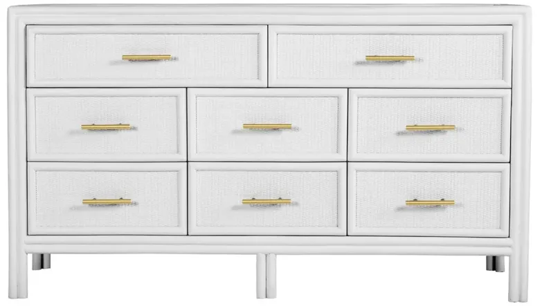 Bermuda Rattan 8-Drawer Dresser