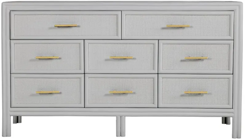Bermuda Rattan 8-Drawer Dresser