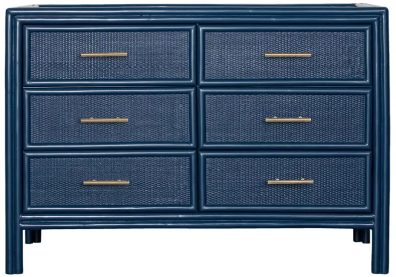Bermuda Rattan 6-Drawer Dresser