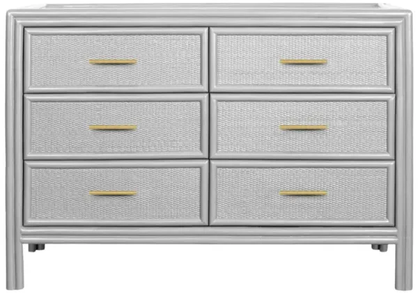 Bermuda Rattan 6-Drawer Dresser