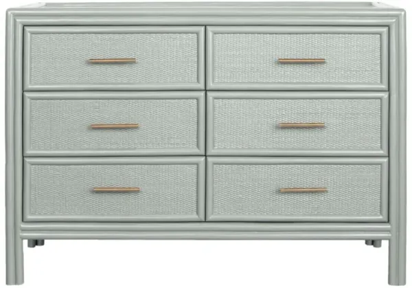Bermuda Rattan 6-Drawer Dresser