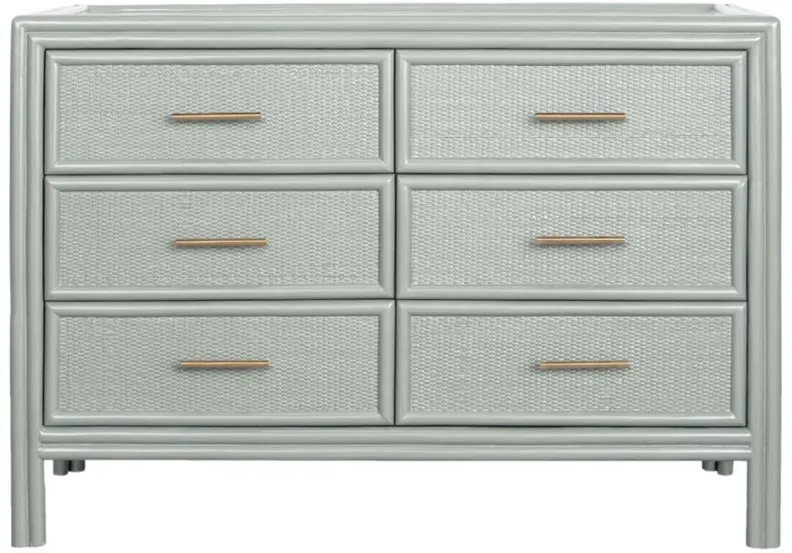 Bermuda Rattan 6-Drawer Dresser
