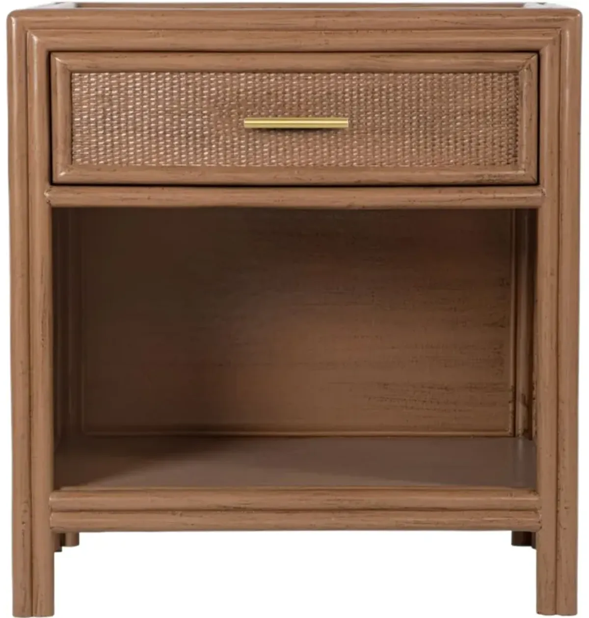 Bermuda Rattan 1-Drawer Nightstand