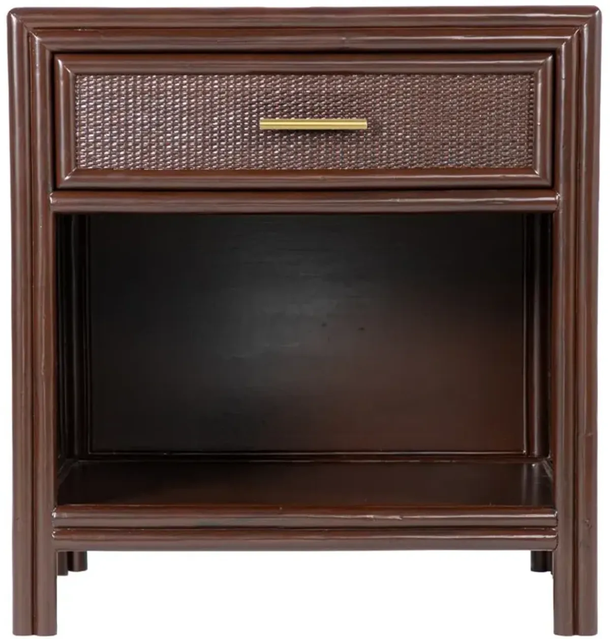 Bermuda Rattan 1-Drawer Nightstand