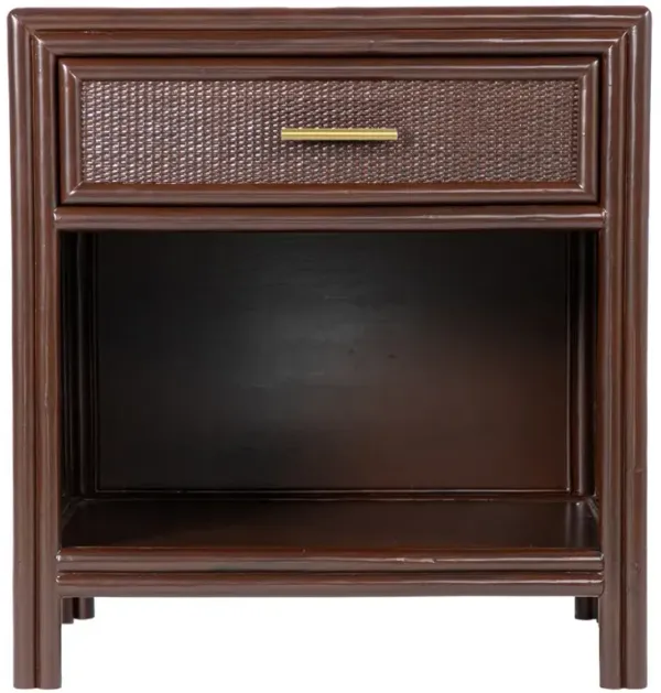 Bermuda Rattan 1-Drawer Nightstand