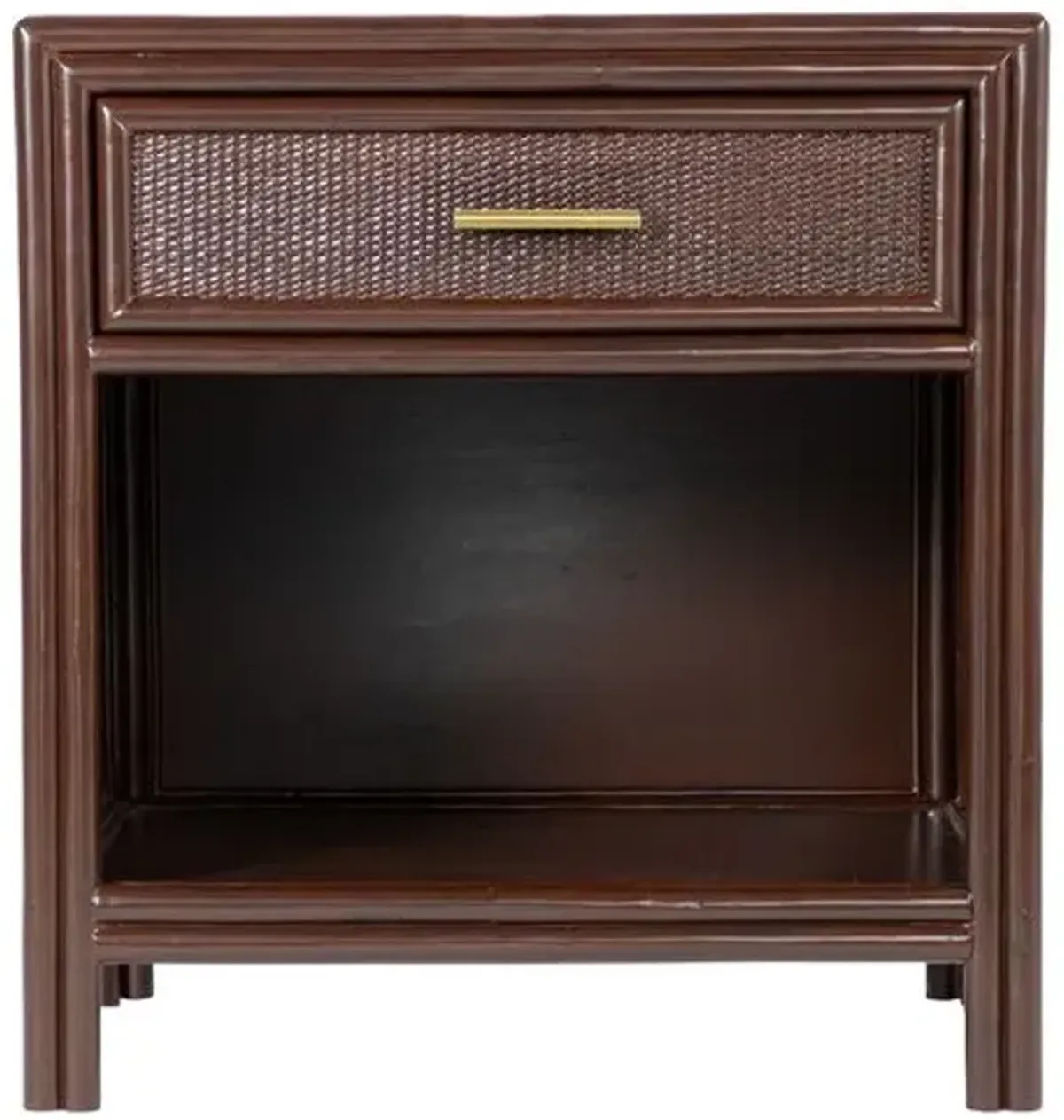 Bermuda Rattan 1-Drawer Nightstand