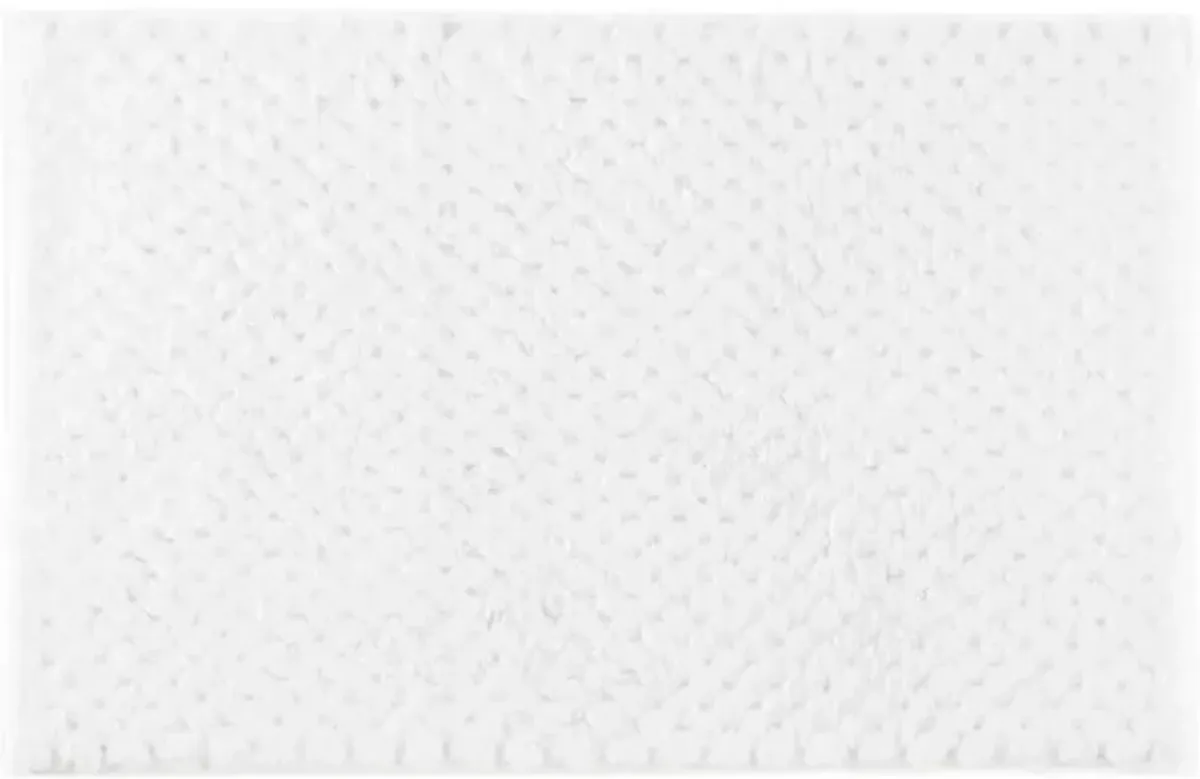 Catalina Bath Rug, White