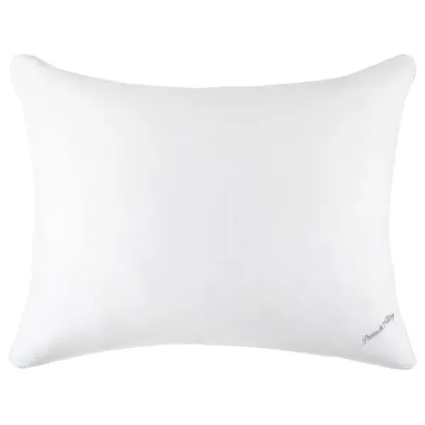 Silk Filled Pillow Enhancer - White - Peacock Alley
