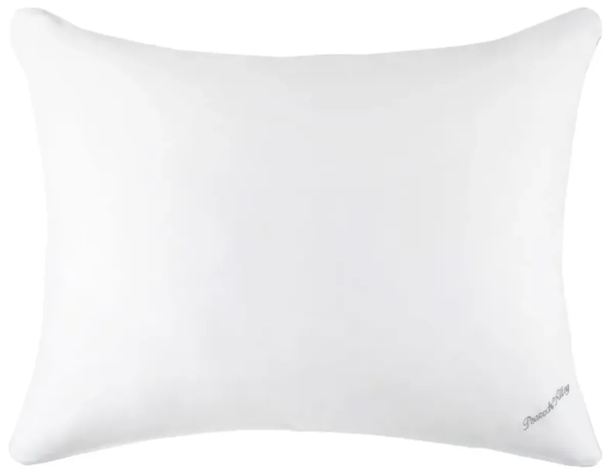 Silk Filled Pillow Enhancer, White