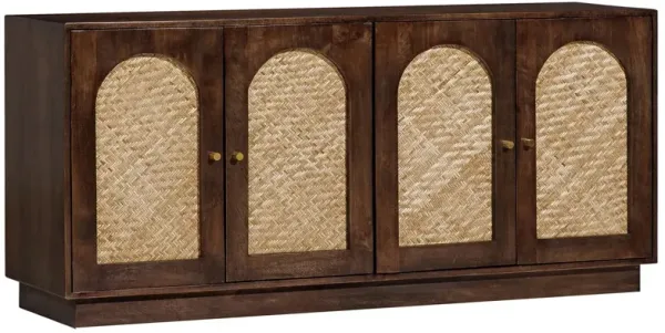 Ronan Cane 4-Door Sideboard, Walnut