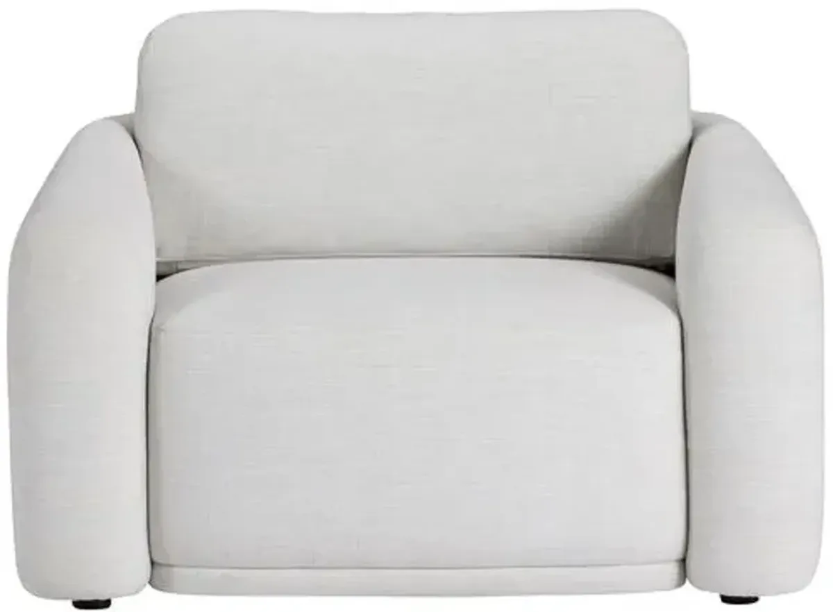 Lorien Performance Chair - Dove - Tulsi Home - White