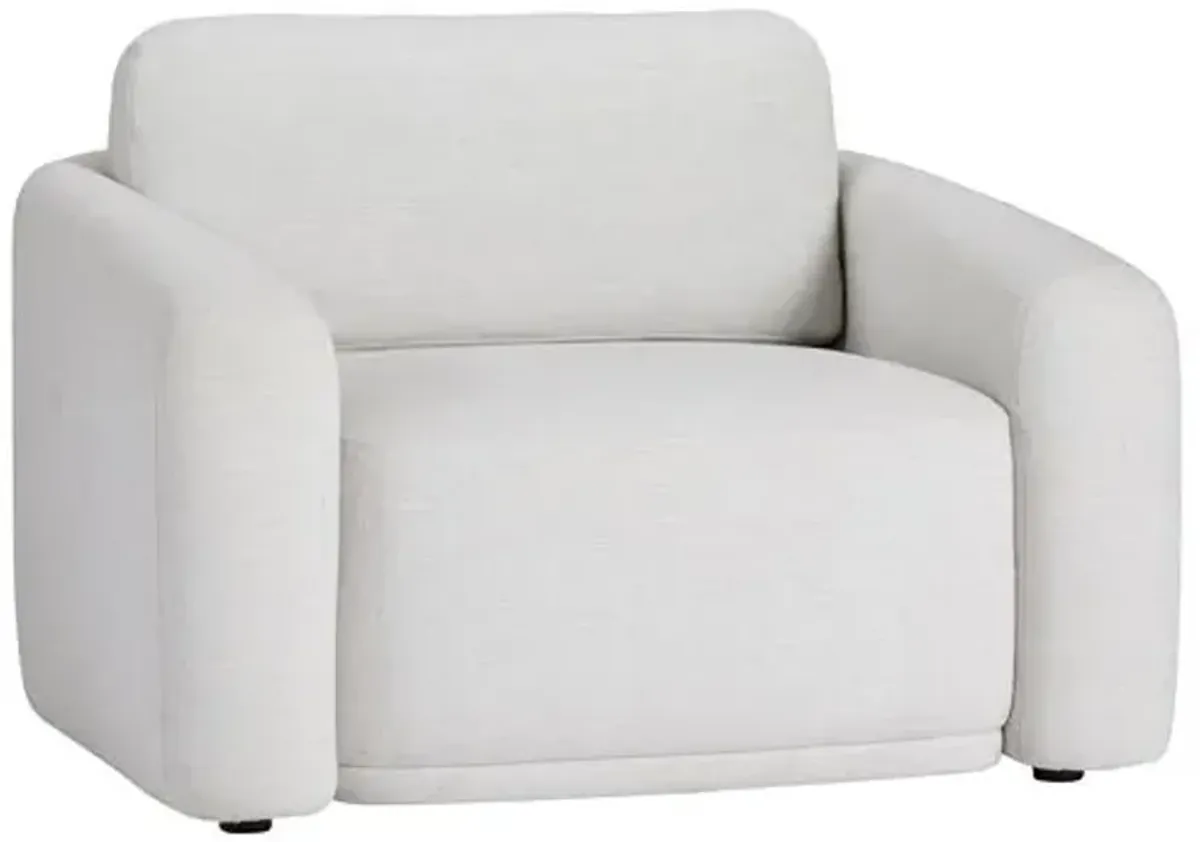 Lorien Performance Chair - Dove - Tulsi Home - White