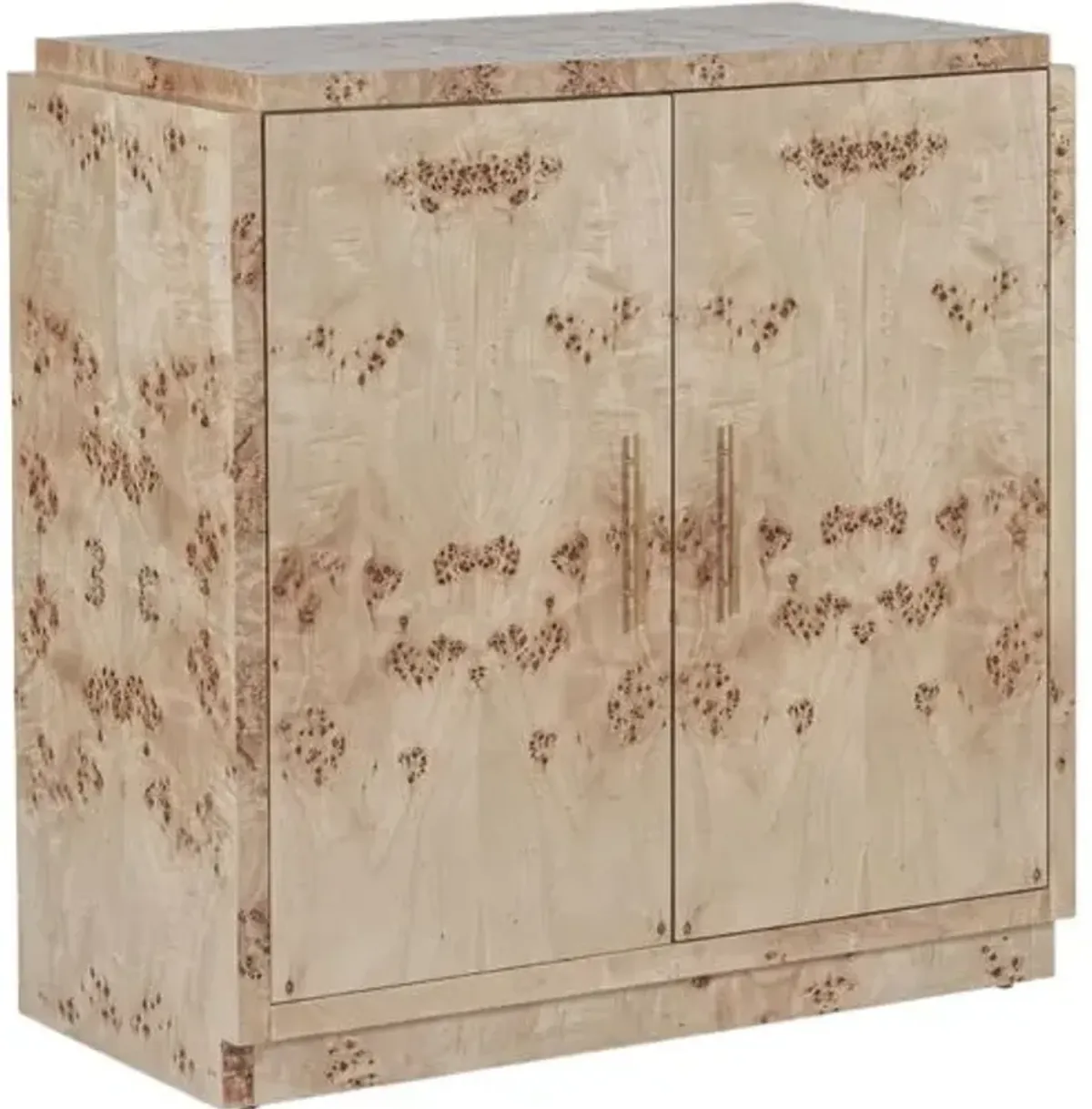 Jackson Burl 2-Door Cabinet - Tulsi Home - Beige