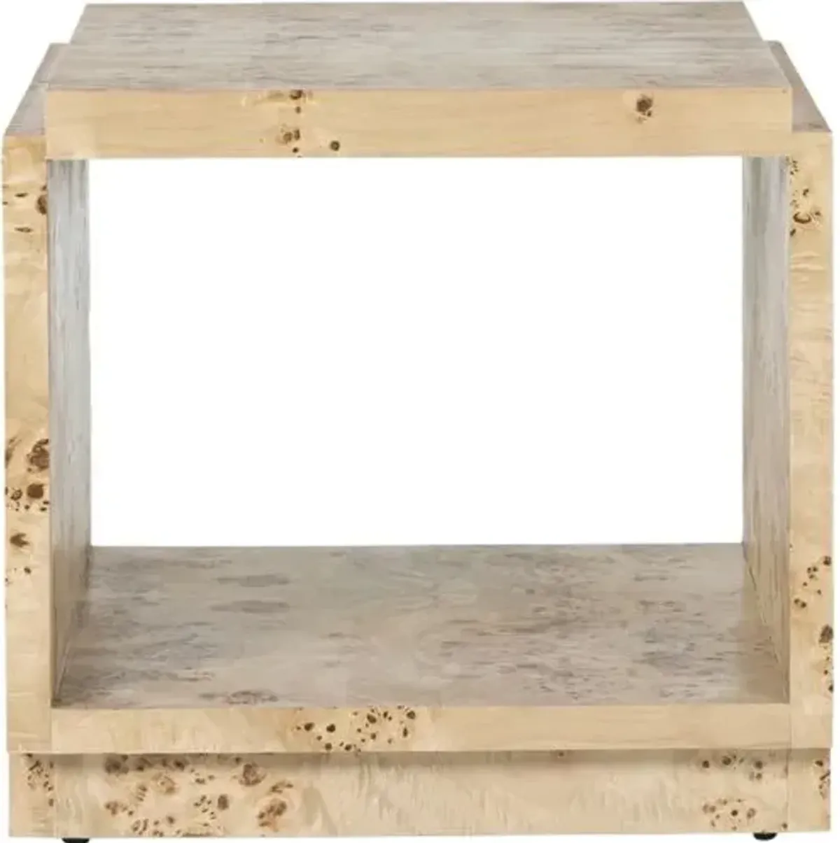 Jackson Burl Side Table - Tulsi Home - Beige