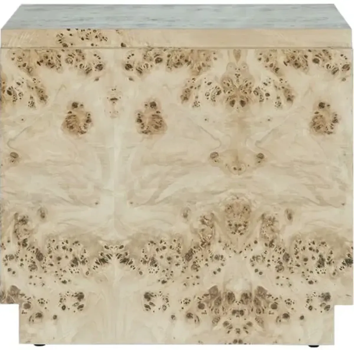 Jackson Burl Side Table - Tulsi Home - Beige