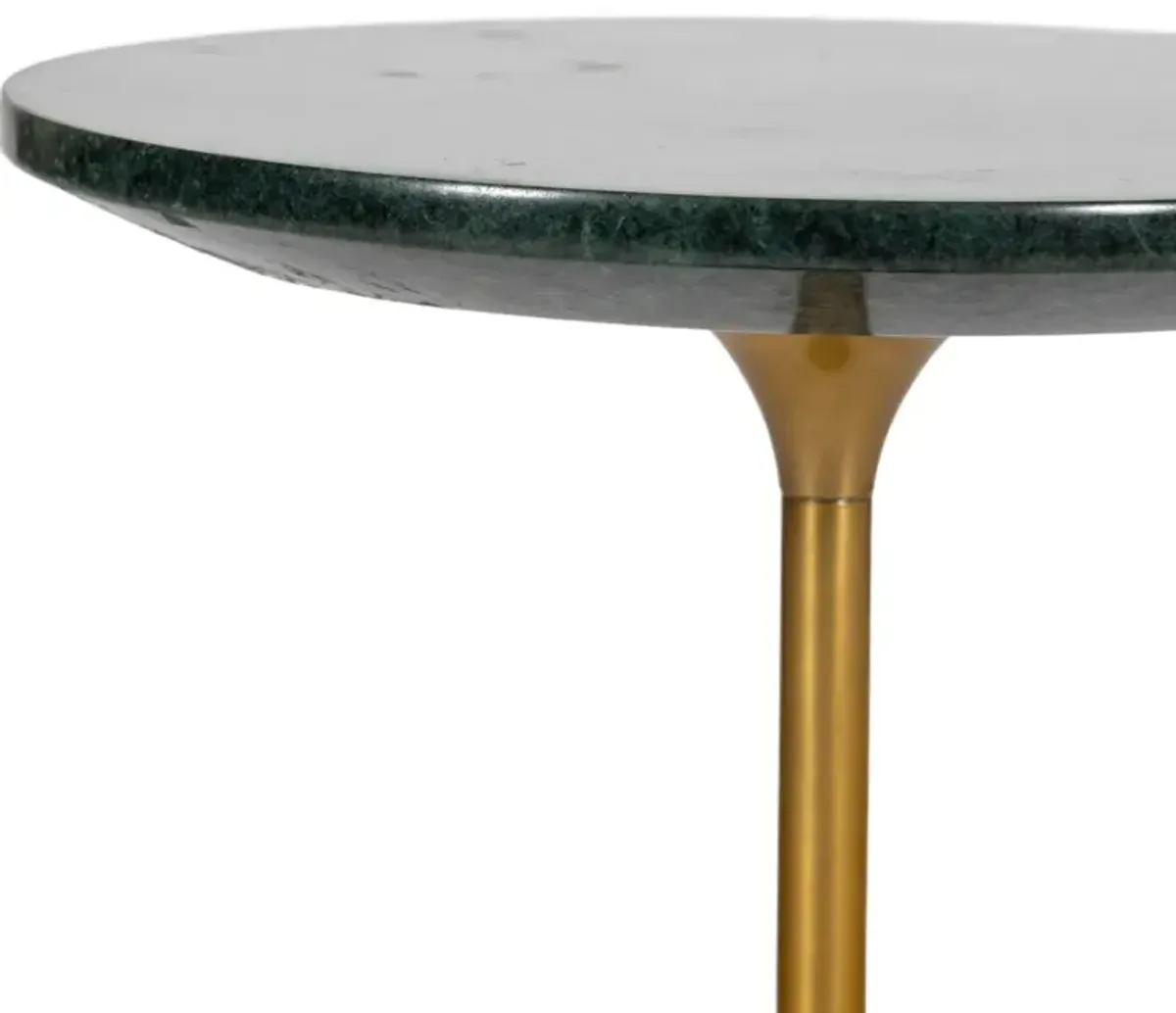 Posie Marble Drink Table - Tulsi Home - Green