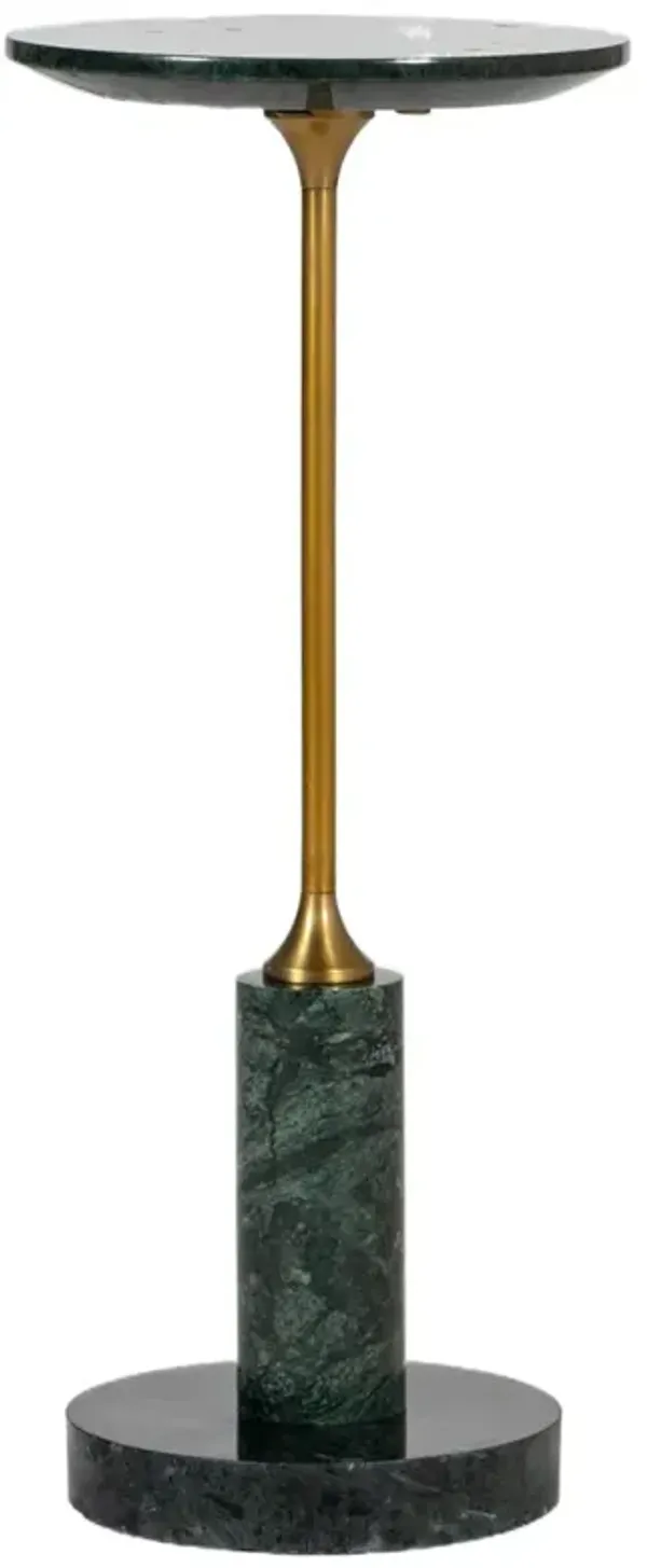 Posie Marble Drink Table - Tulsi Home - Green