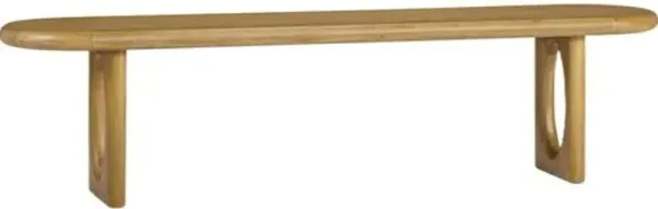 Estee Oak 72" Dining Bench - Tulsi Home - Brown
