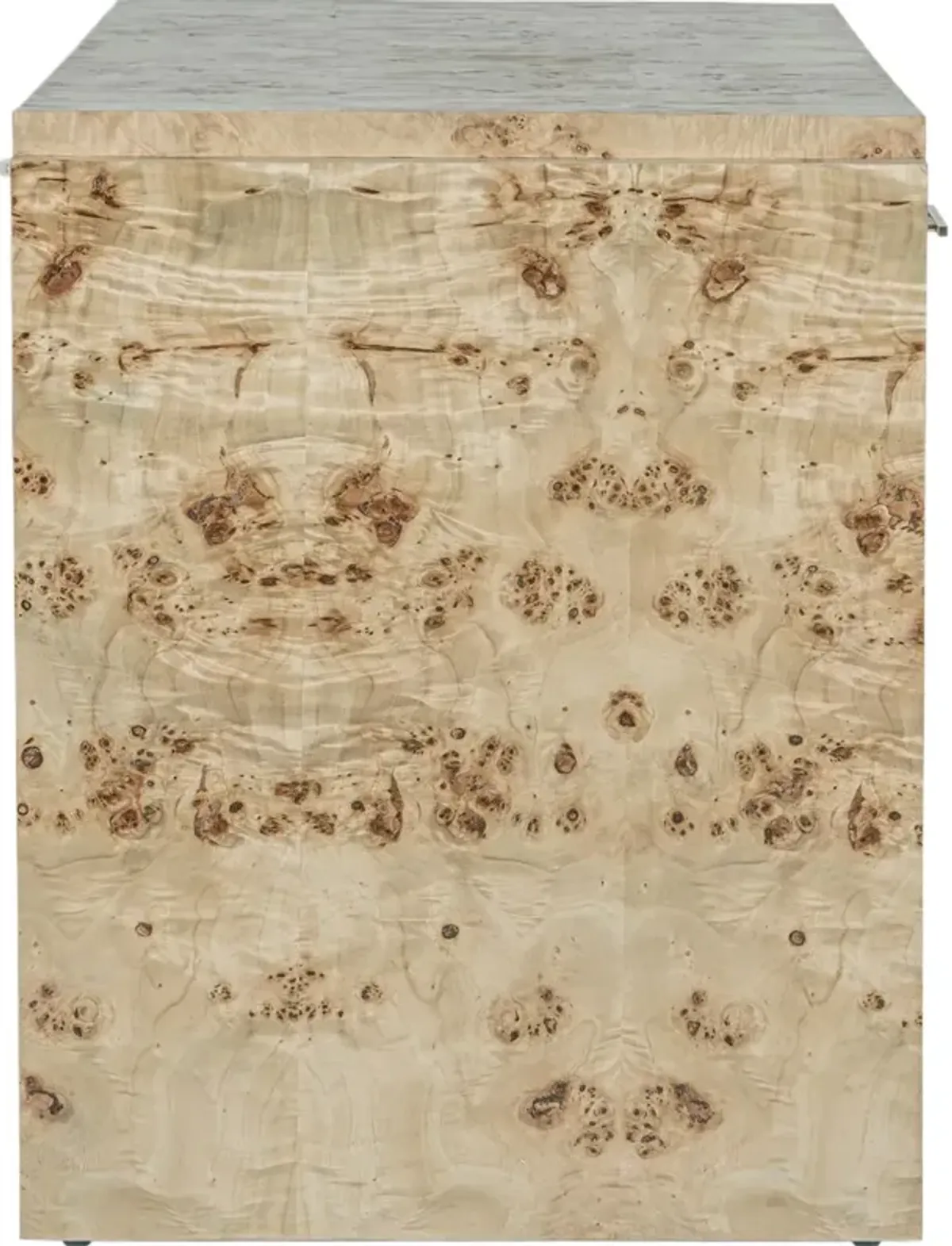 Jackson Burl 3-Drawer Desk