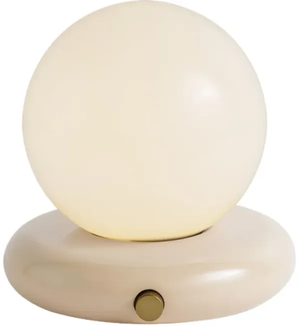 Otto Globe Table Lamp - Tulsi Home - Ivory