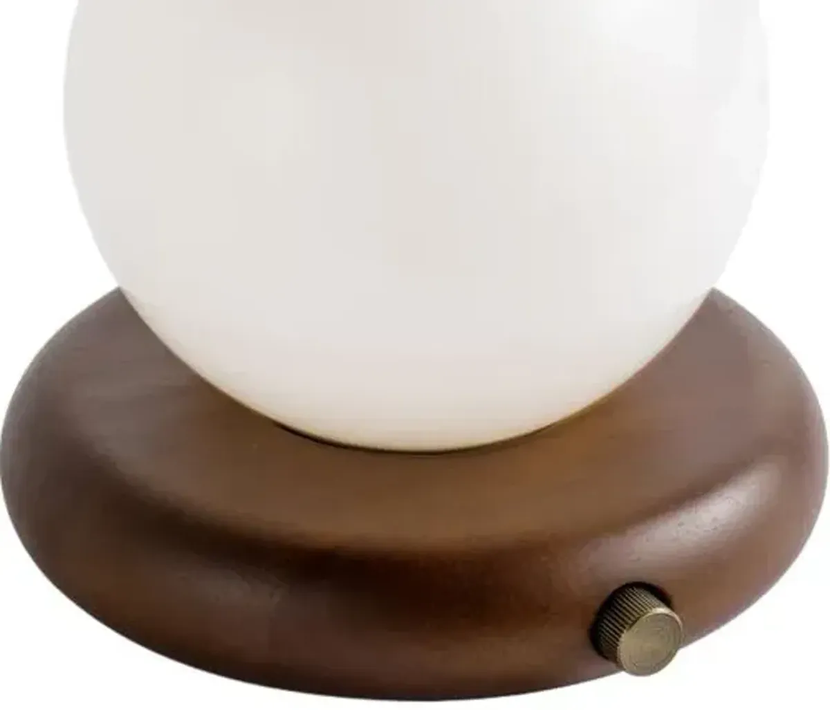 Otto Globe Table Lamp - Tulsi Home - Brown