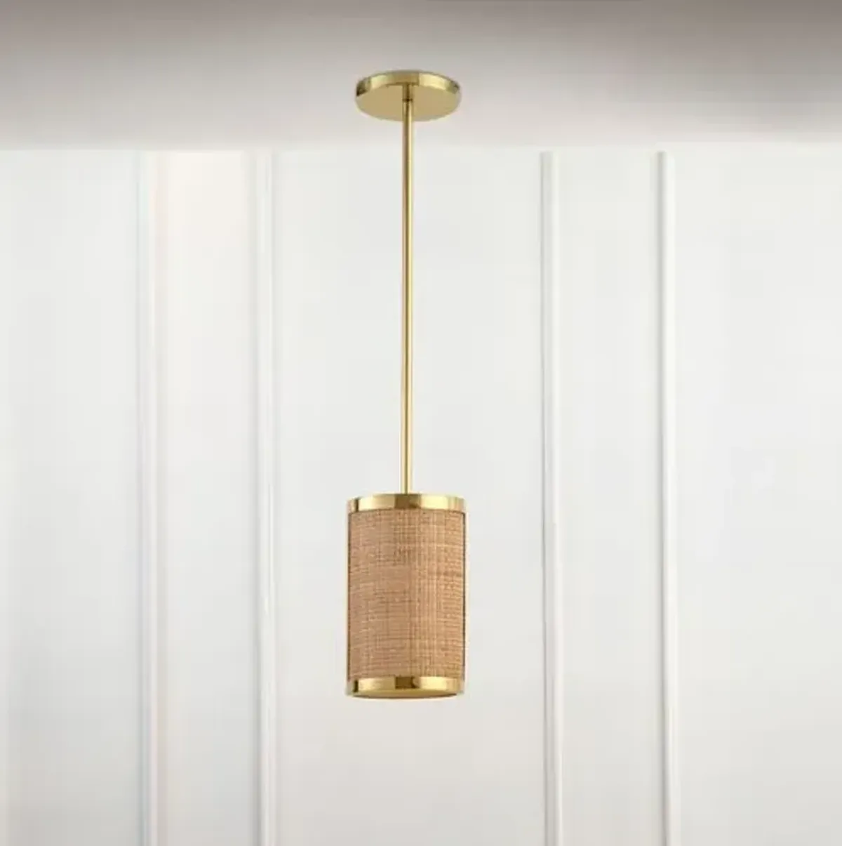 Jorik Rattan Pendant - Tulsi Home - Beige