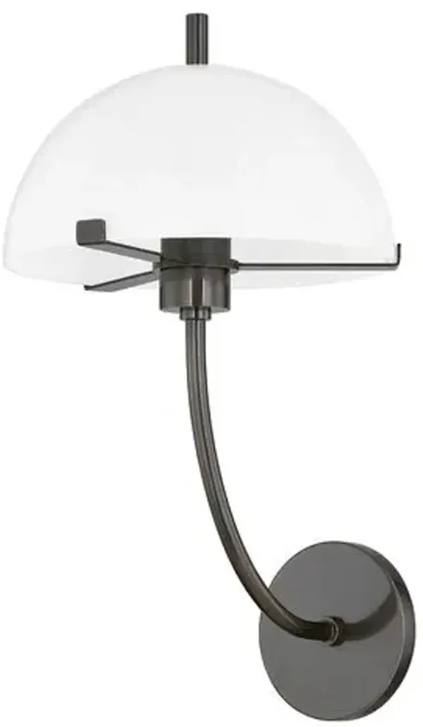 Renzi Dome Wall Sconce - Brown