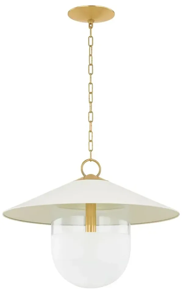 Kade Pendant - Aged Brass/Soft Cream - Multi