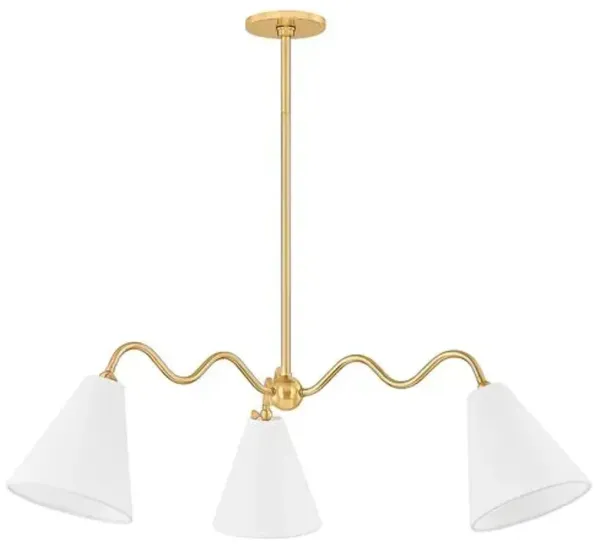 Onda Chandelier - Tali Roth for Mitzi - Gold