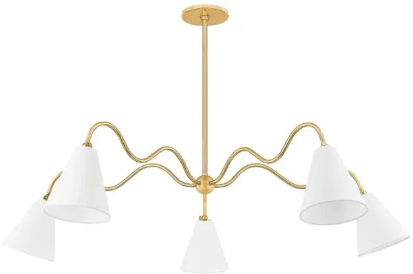 Onda Chandelier - Tali Roth for Mitzi - Gold