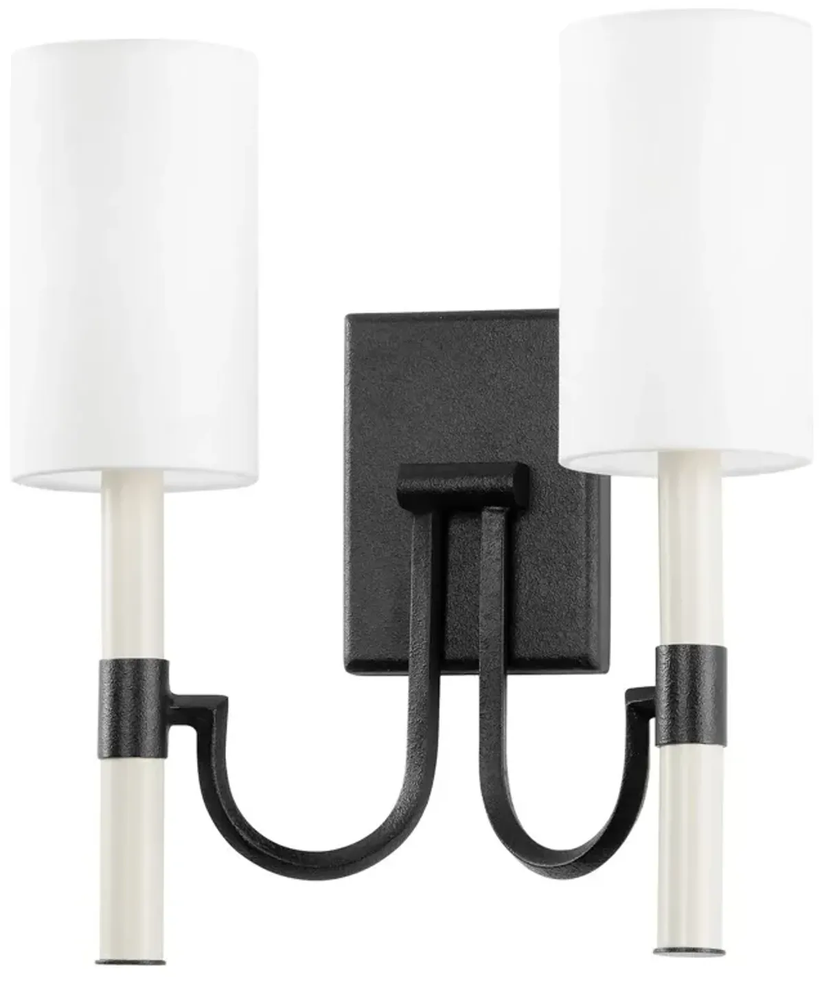 Gustine 2-Light Wall Sconce - Troy Lighting - White