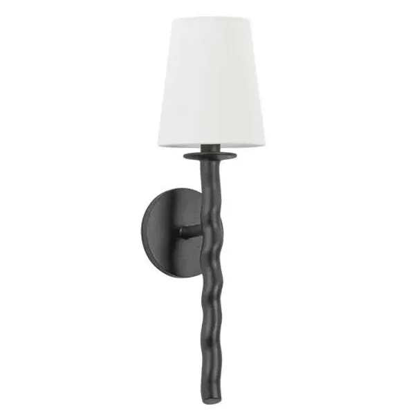 Alvaro Helical Wall Sconce - Troy Lighting - Black