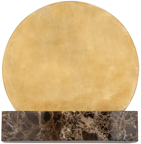 Rune Wall Sconce - Grey Emperador Marble/Vintage Gold Leaf - Troy Lighting