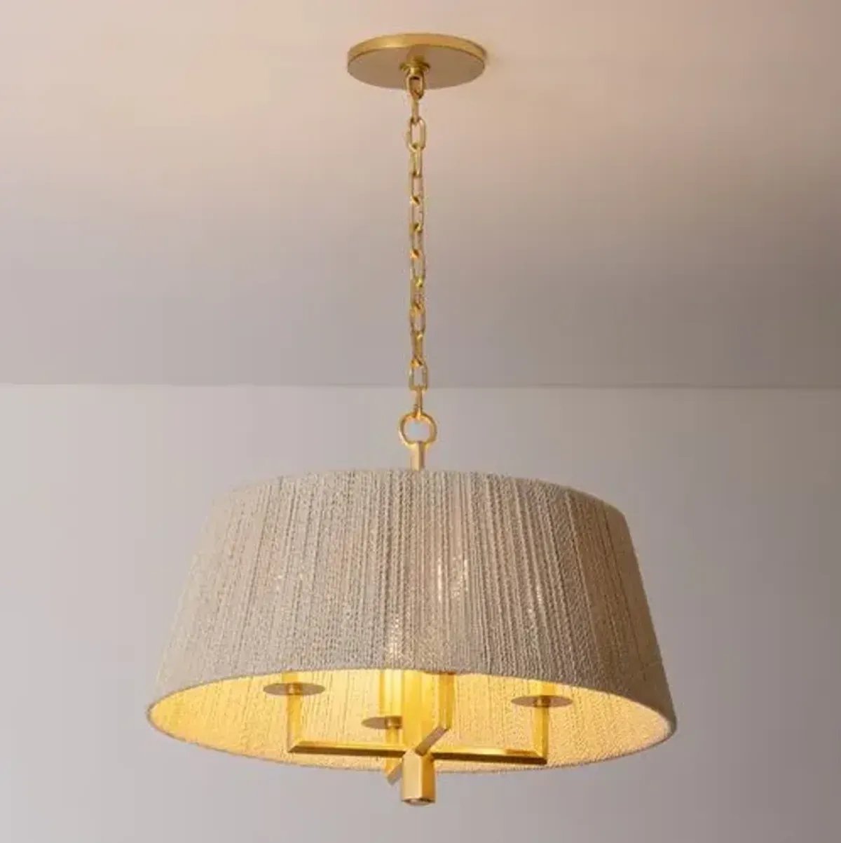 Azar Abaca Pendant - Troy Lighting - Gold